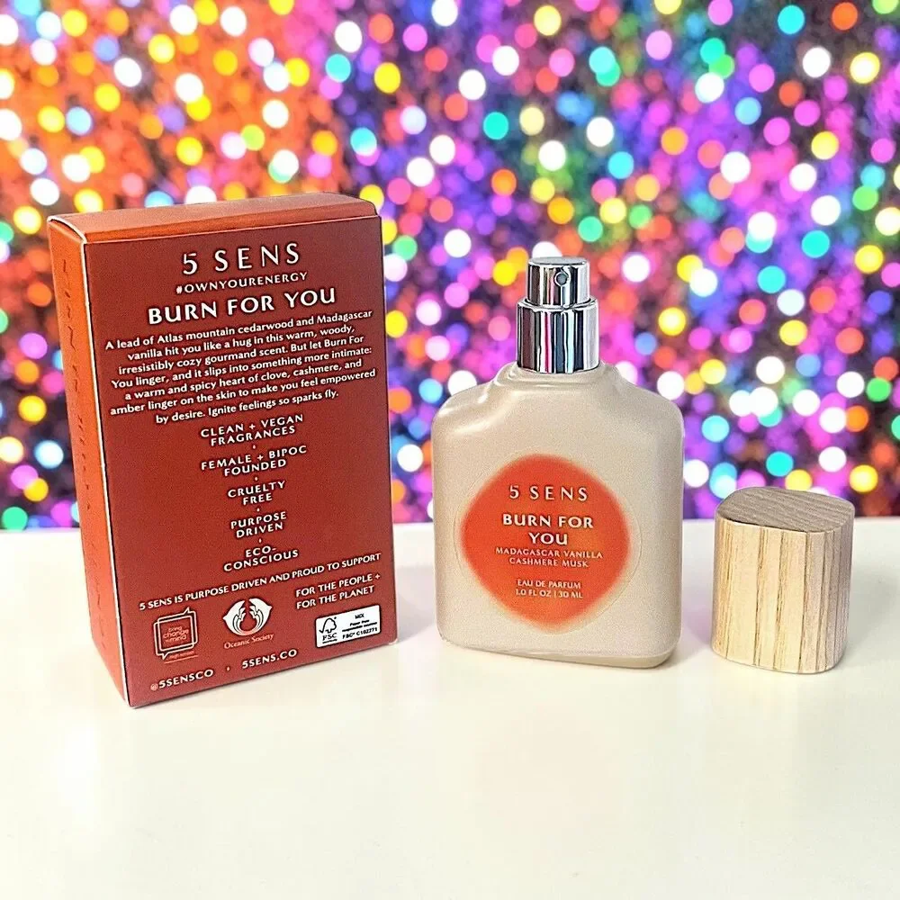 5 SENS Burn for You Fragrance 1.0 fl oz 30 ml full size New In Box RV $65
